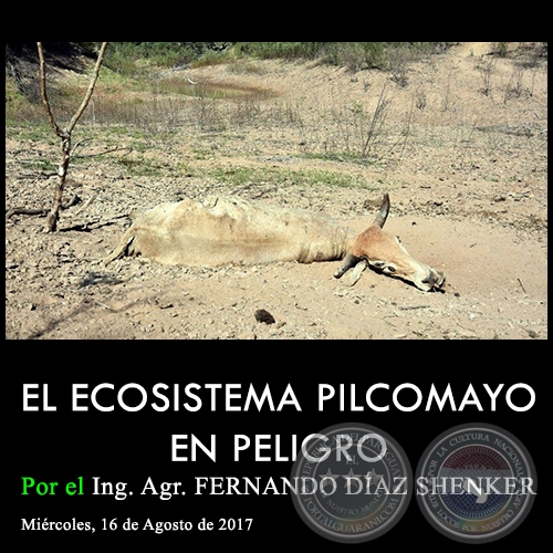 EL ECOSISTEMA PILCOMAYO EN PELIGRO - Ing. Agr. FERNANDO DÍAZ SHENKER - Miércoles, 16 de Agosto de 2017